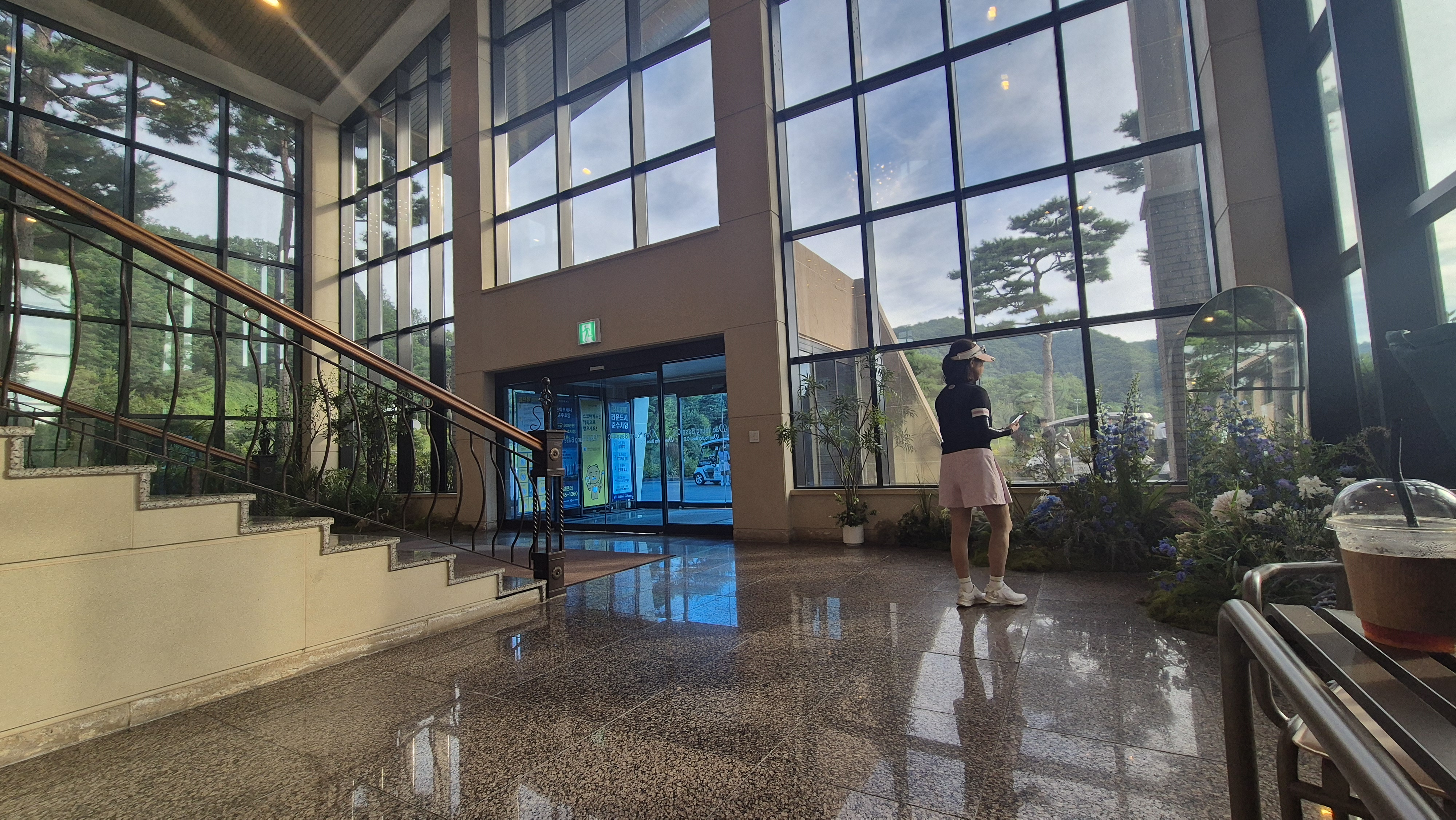 충주 대영베이스 골프장 클럽하우스 내부모습