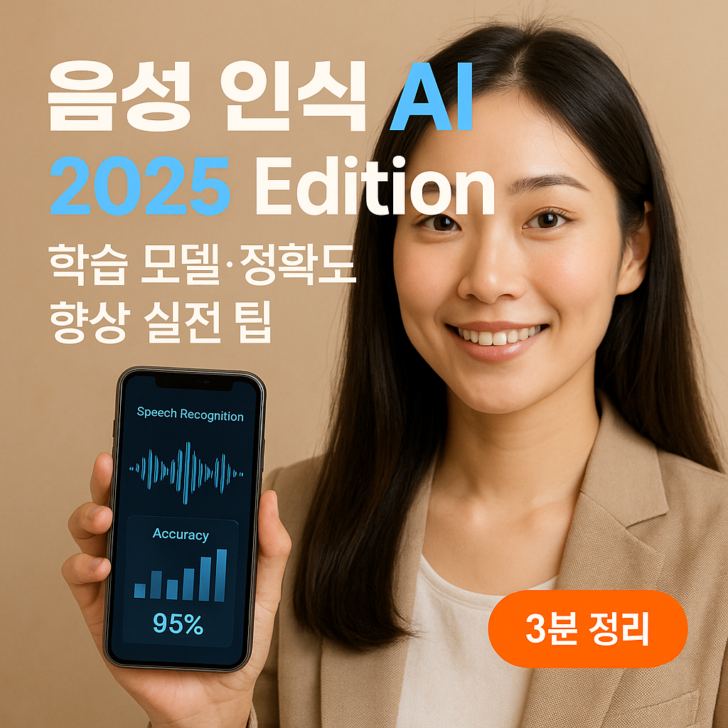 음성 인식 AI 2025 Edition | 학습 모델·정확도 향상 실전 팁