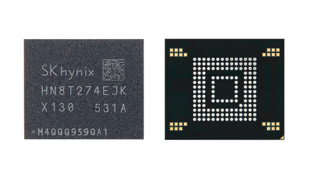 SK하이닉스가 세계 최초로 양산한 모바일용 낸드 솔루션 제품 ‘ZUFS 4.1’.