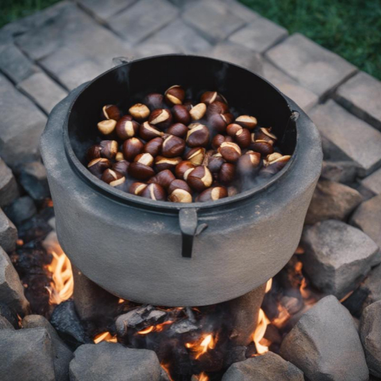 에어프라이어 밤굽기 군밤 만들기 핵심 과정2