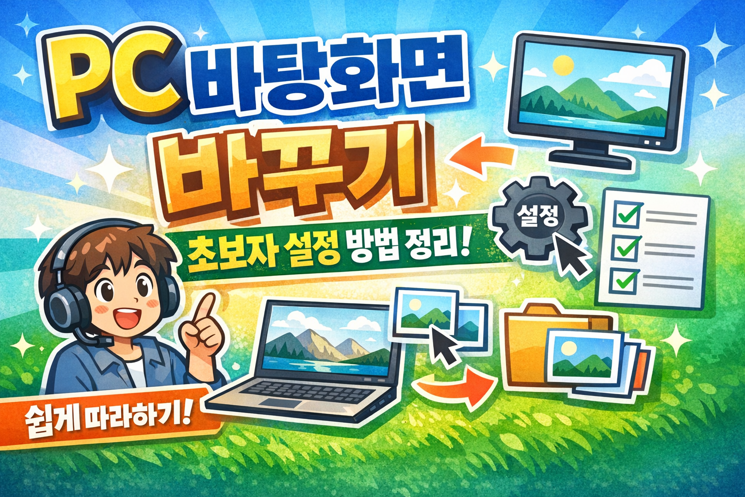 pc 바탕화면 바꾸기