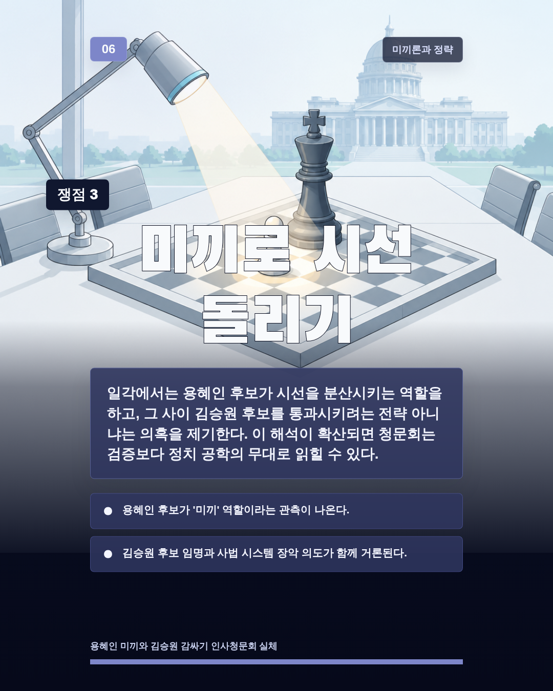미끼로 시선 돌리기