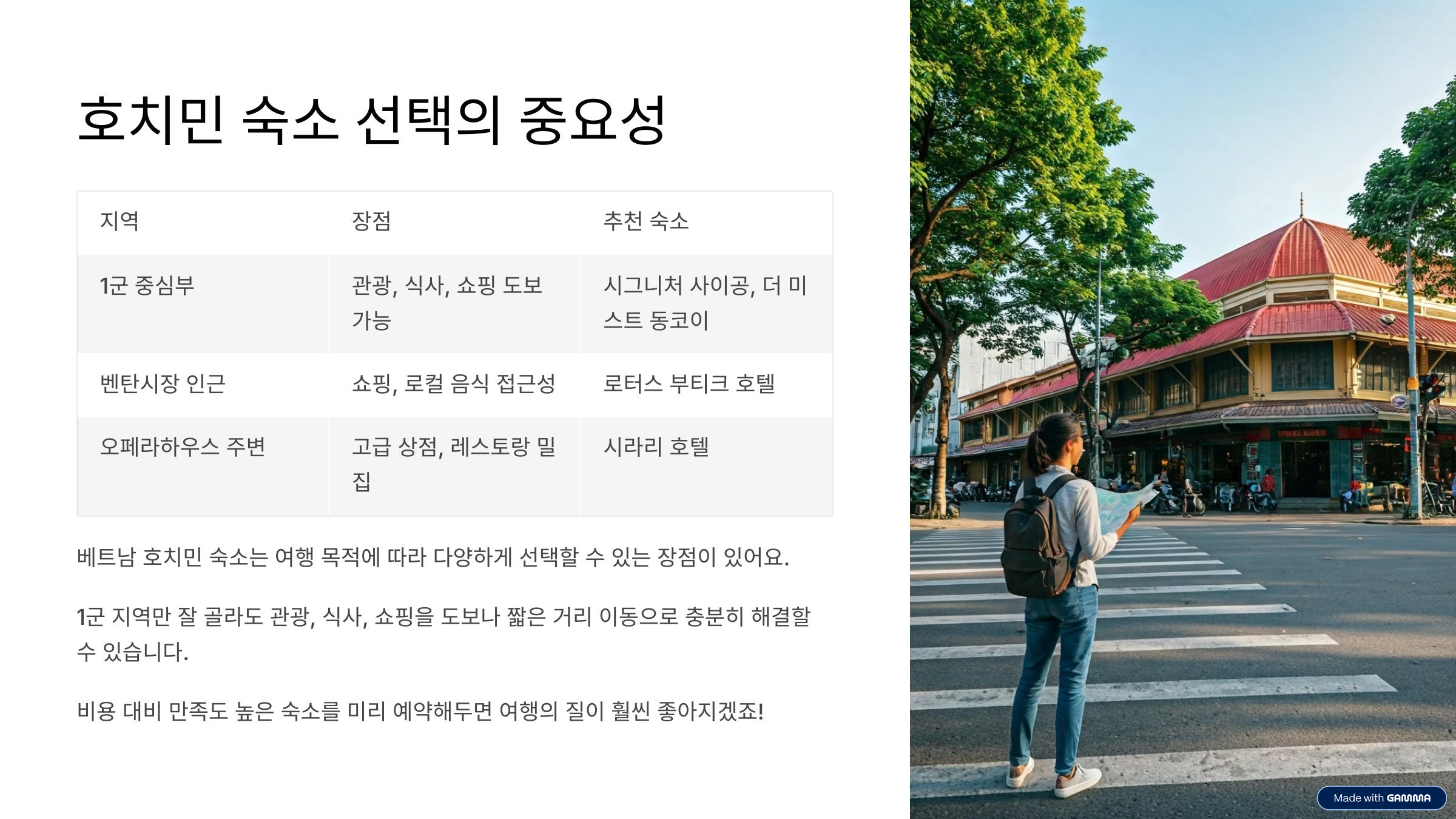 베트남 호치민 숙소 추천 여행자 취향 별 BEST 5 정리