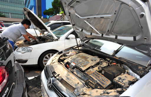 침수차 엔진 사진 3