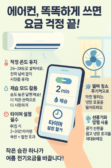 누진세 걱정 끝! 여름 전기요금 아끼는 7가지 실전 팁