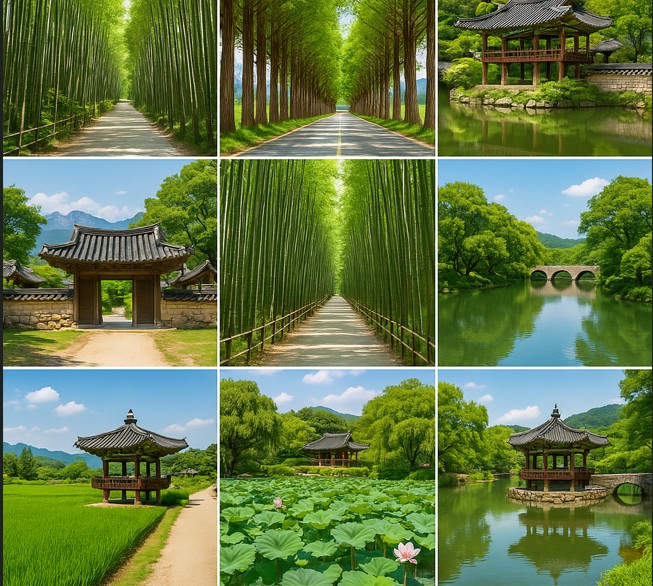 외국인 친구와 갈 소도시 전남담양 사진