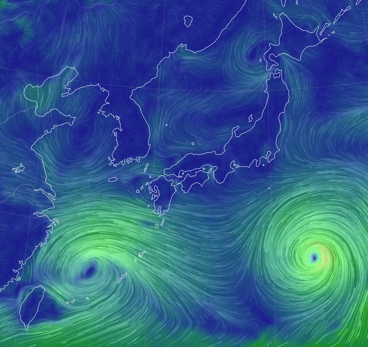 11호 태풍 버들 예상 경로