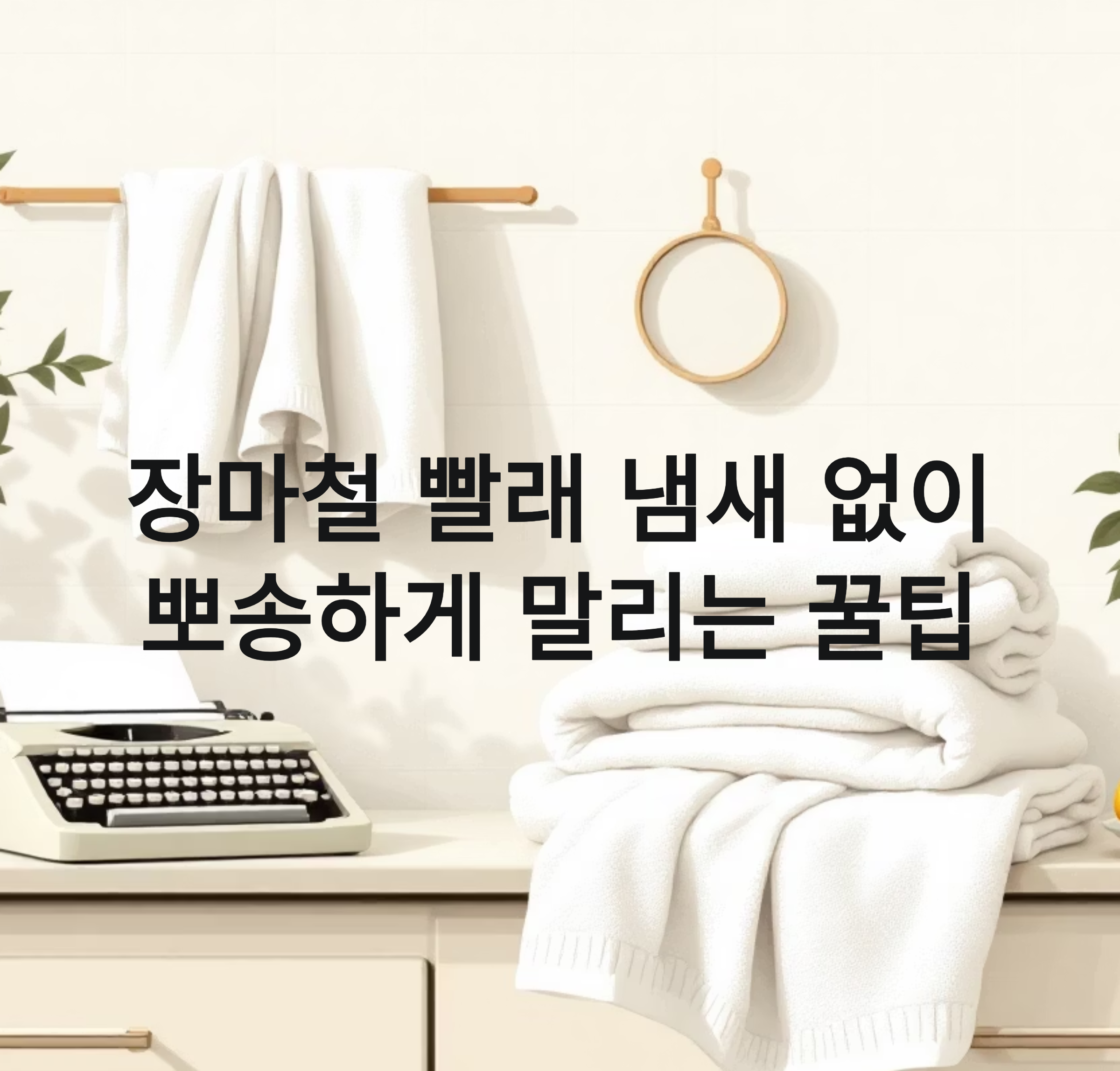 장마철 빨래 말리는 꿀팁