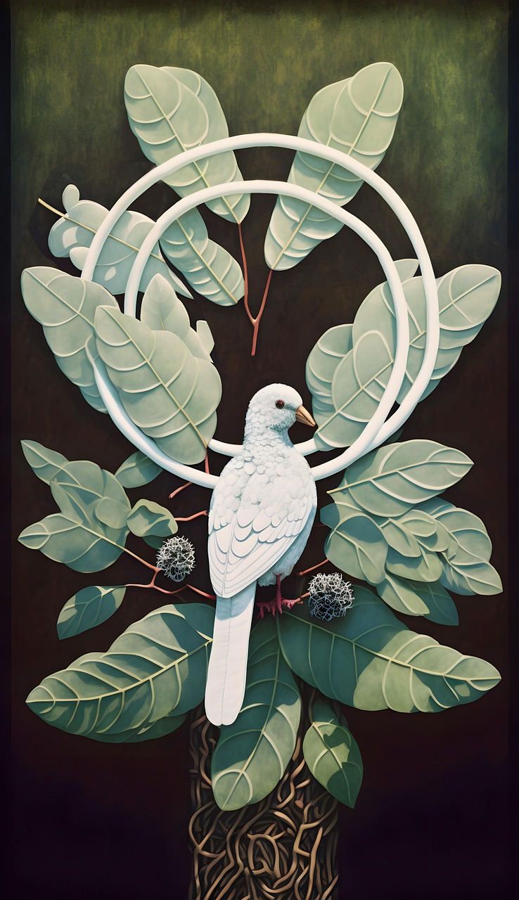 평화의상징 비둘기