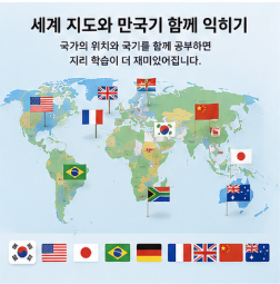 이란 브라질 베네수엘라 등 세계 국가 위치 찾기