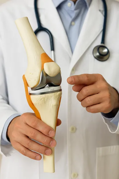 무릎 인공관절 모형 설명