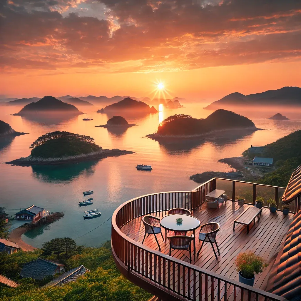 통영-욕지도-펜션-해돋이-한려수도-전망