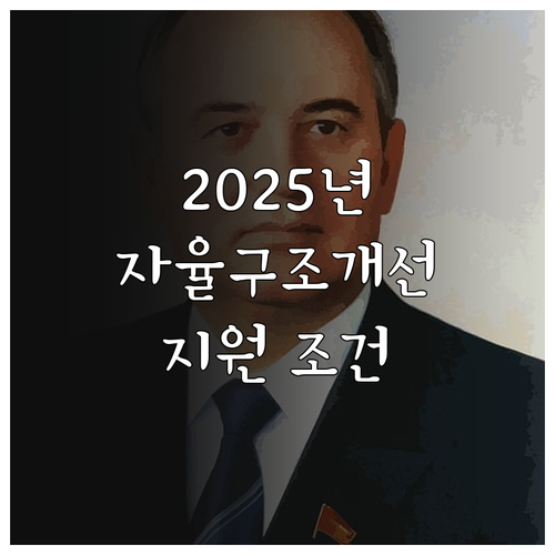 2025 중소기업 선제적 자율구조개선..