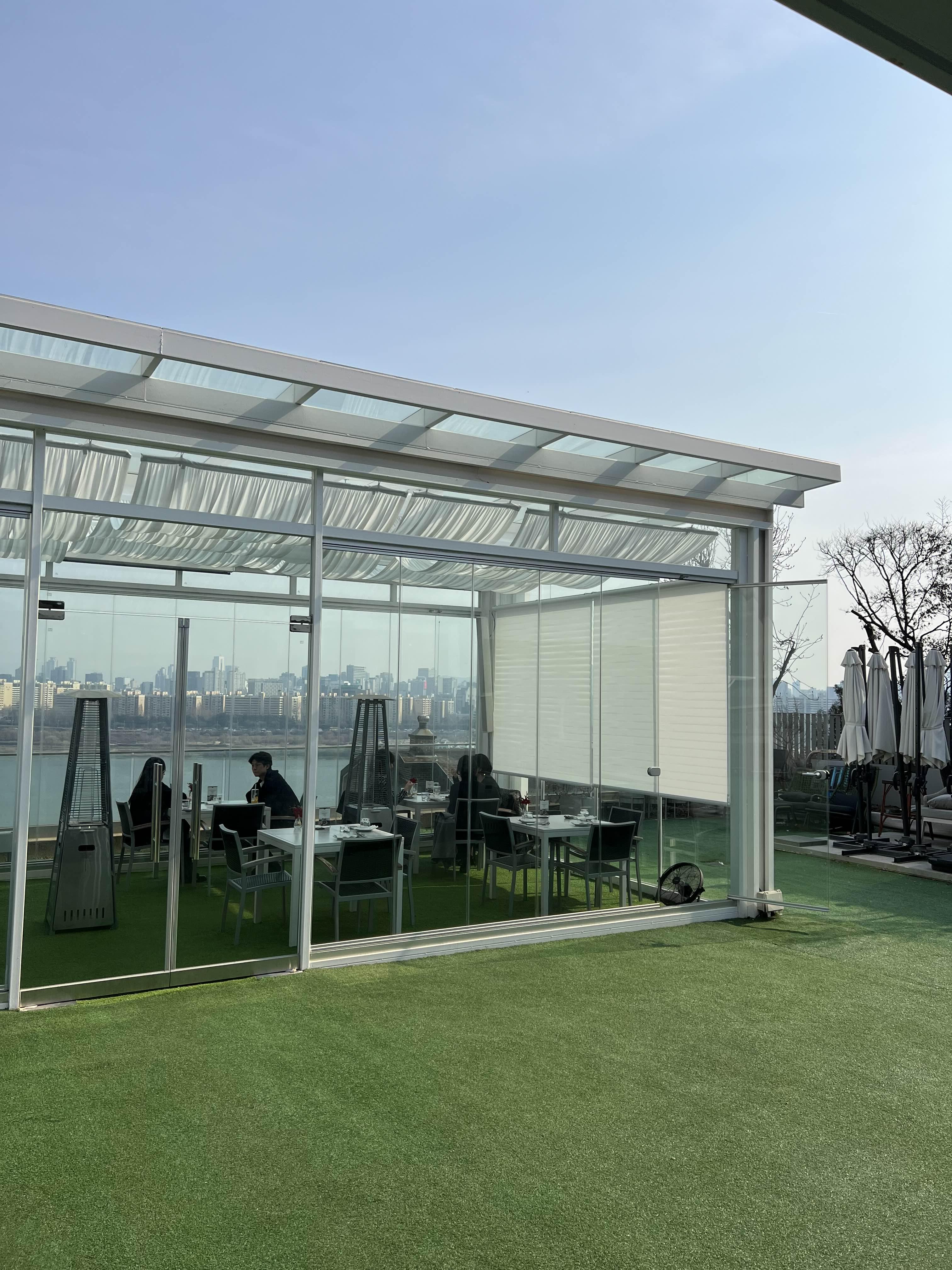 한남동 한강뷰 테라스 식당 메종한남