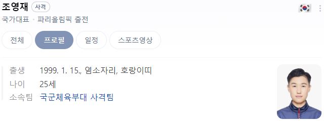 파리올림픽 사격 국가대표팀 선수, 경기 결과, 일정 중계