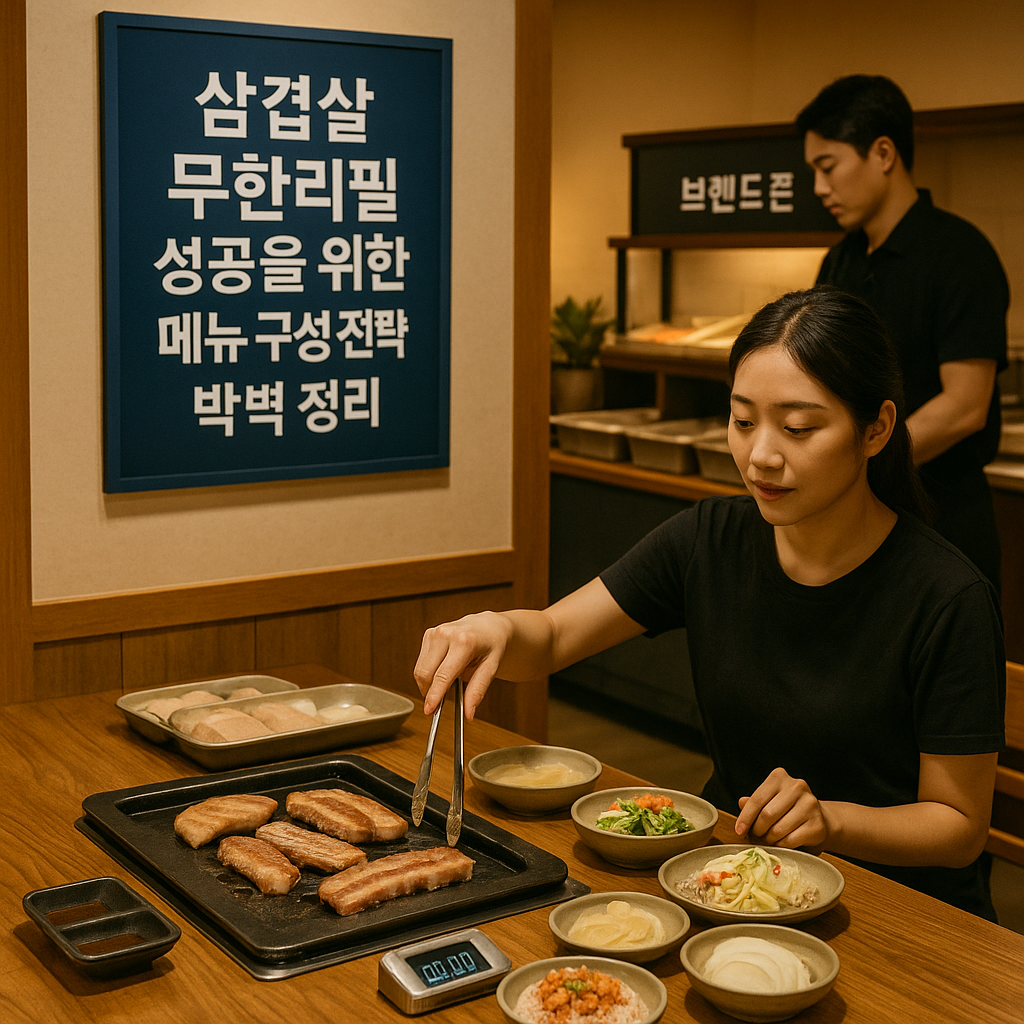 삼겹살 무한리필 성공을 위한 메뉴 구성 전략 완벽 정리
