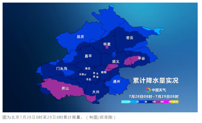베이징 폭우