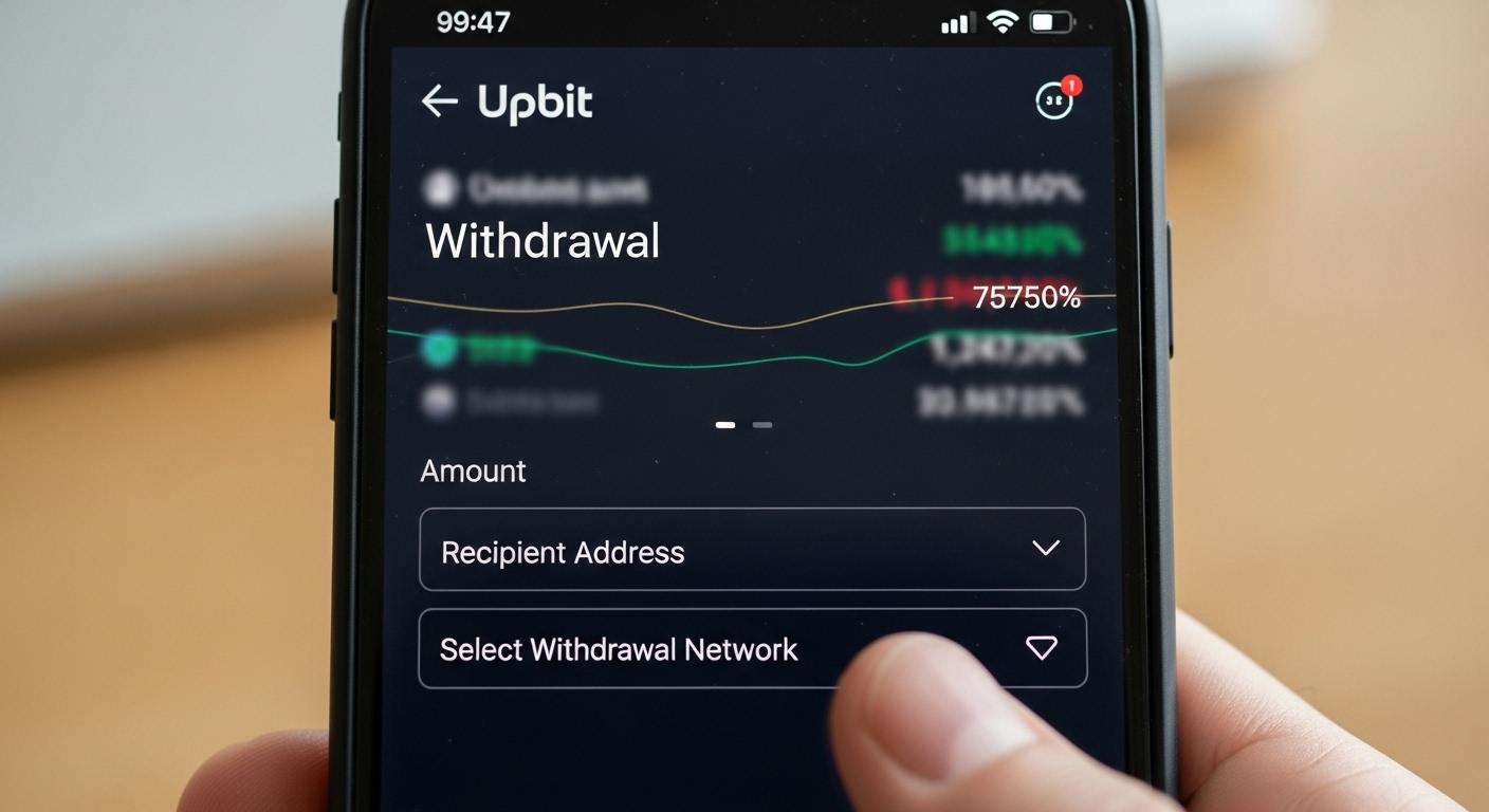 업비트 출금 방법