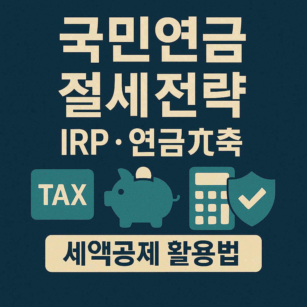 국민연금 절세전략 IRP 연금저축