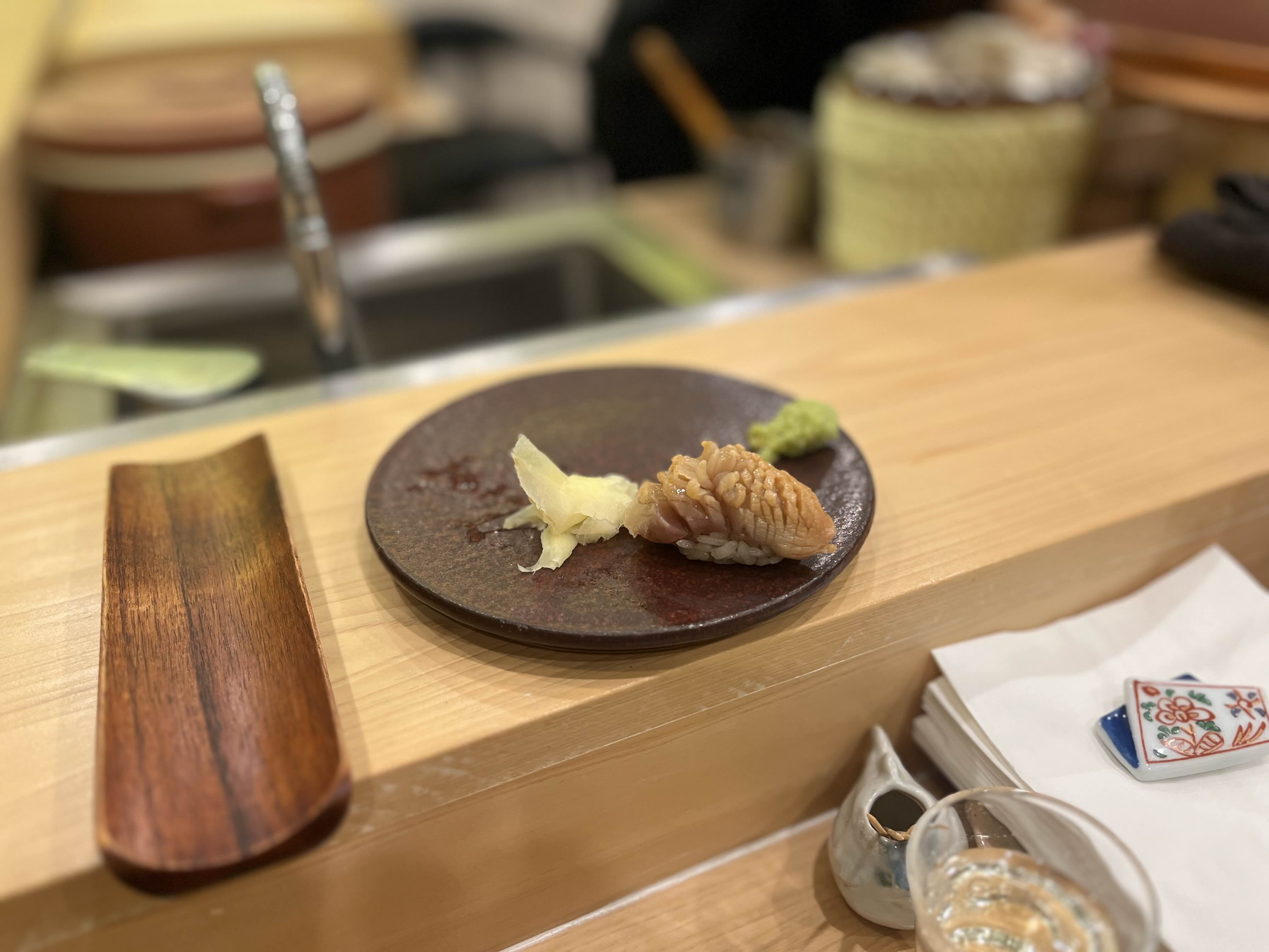 스시윤원 새조개 초밥