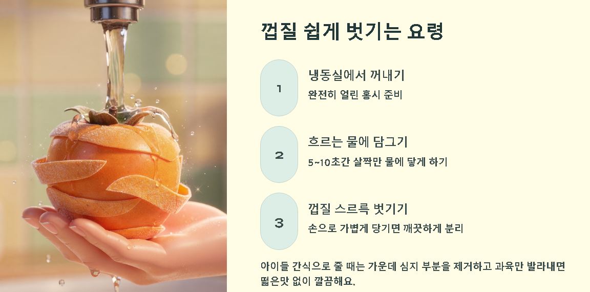 대봉감 홍시 만드는법