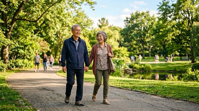 족저근막염 회복 후 건강한 보행