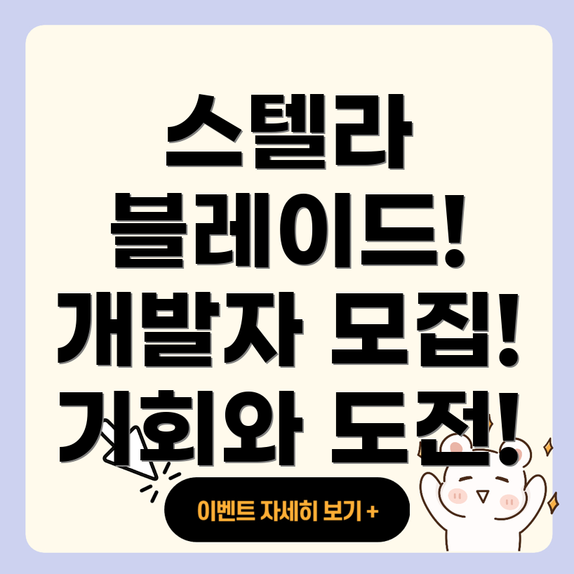 스텔라 블레이드 개발자