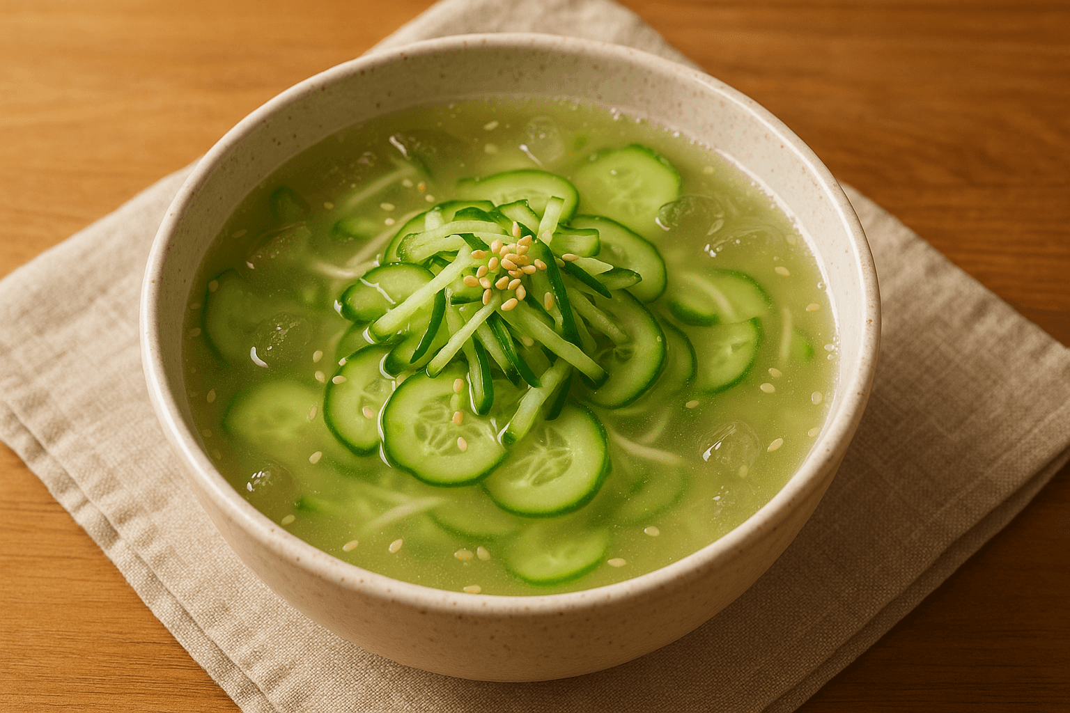 10분 완성! 오이냉국 레시피 꿀팁 5가지: 여름철 시원한 건강 국물