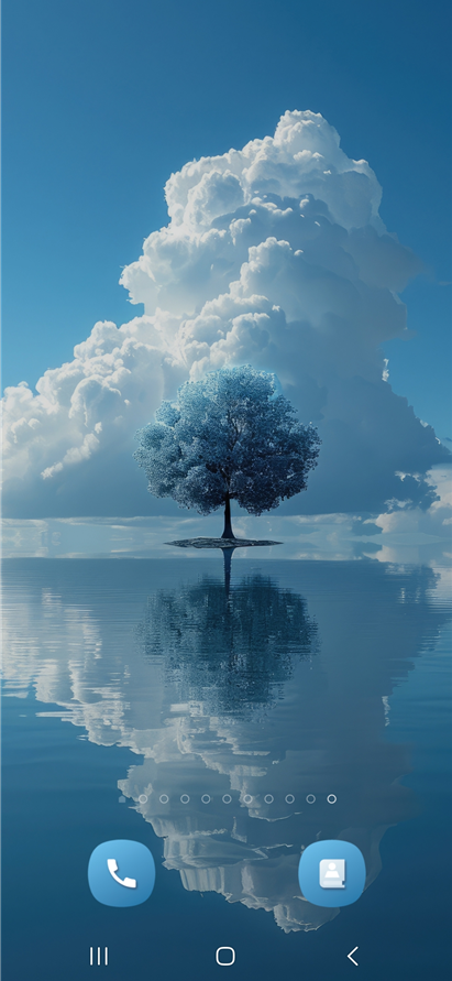 방법 1: 휴대폰 바탕화면에서 시작하기