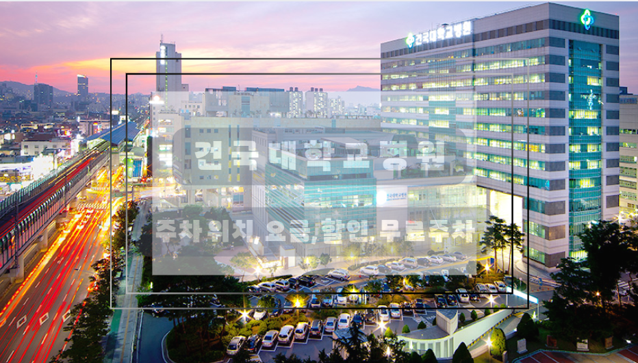 건국대병원 주차정보