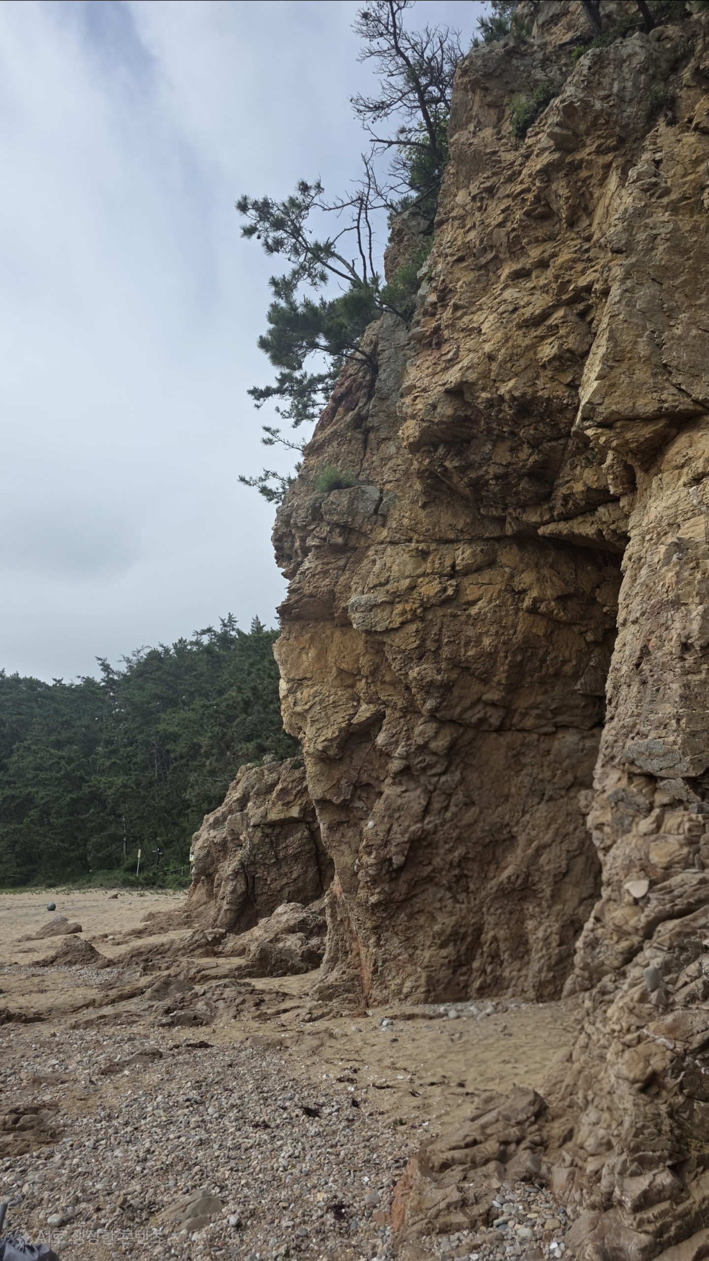 태안 파도리 해식동굴