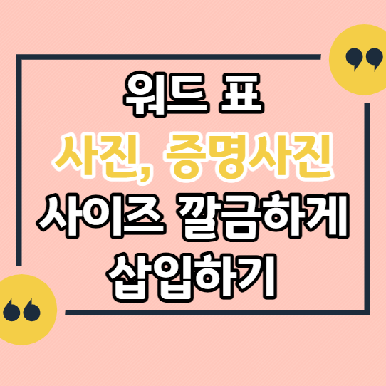 워드-표-사진-이력서-증명사진-깔끔하게-사이즈-조정