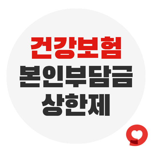 건강보험 본인부담금 상한제에 대한 그림