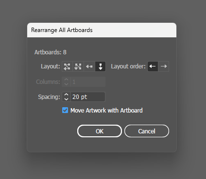 대지 설정 변경