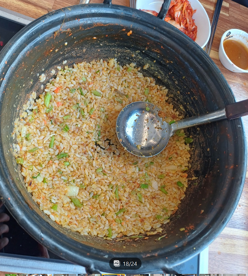 등촌동 칼국수 볶음밥