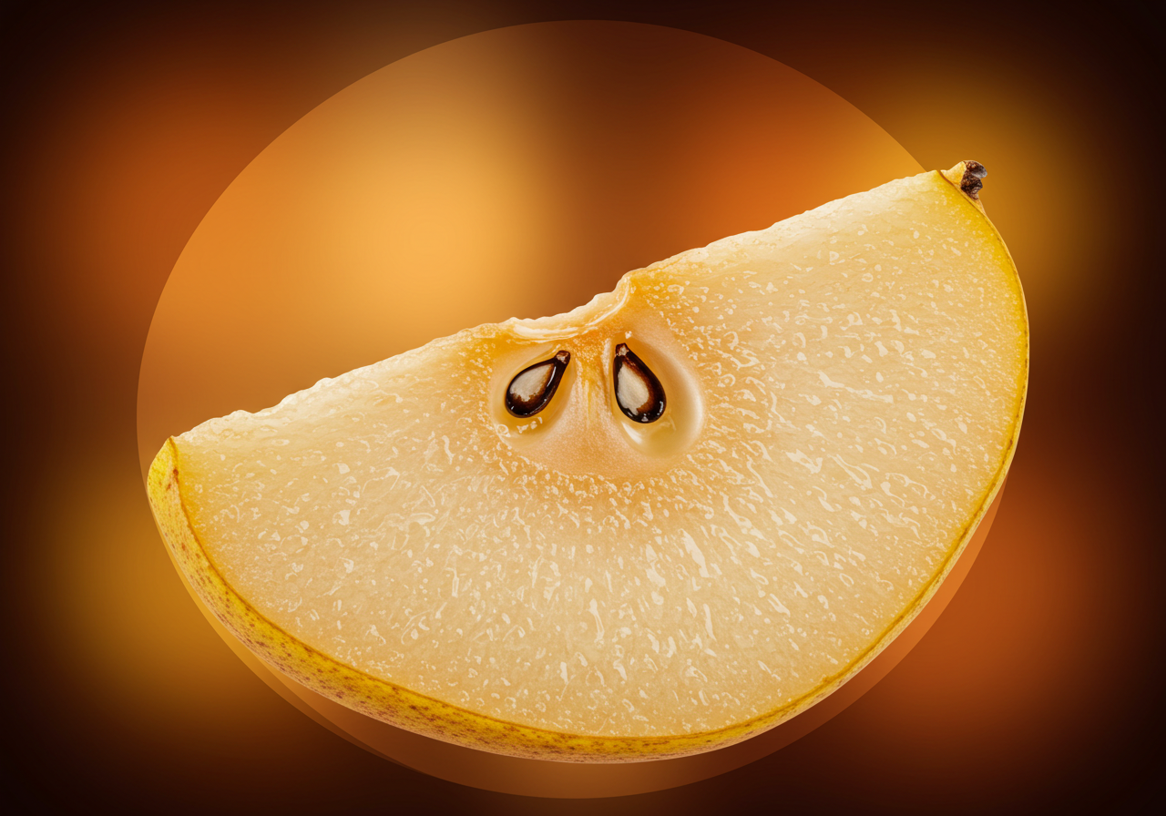 아삭하게_씹하는_ 가을_배_한_조각