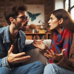 바람피는걸-들키고-서로간에-화를내며-싸우는-모습