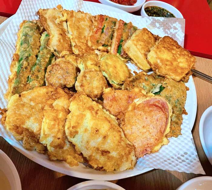 생방송 오늘저녁 부천 역곡상상시장 한국식 피자 빈대떡 맛집