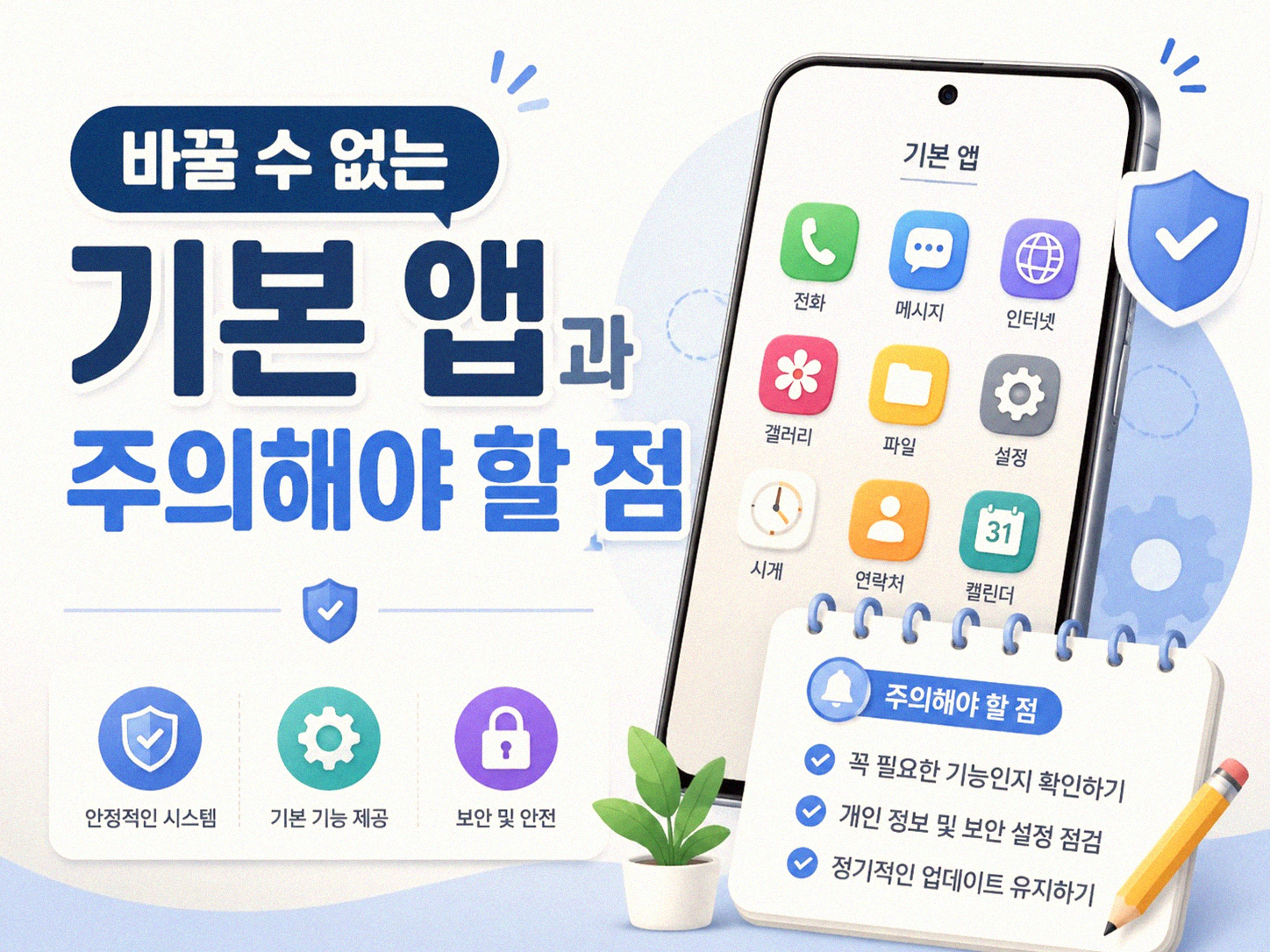 스마트폰 기본 앱, 원하는 것으로 바꾸는 방법