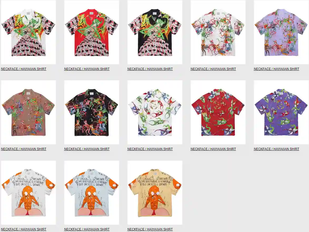 알로하 하와이안 셔츠