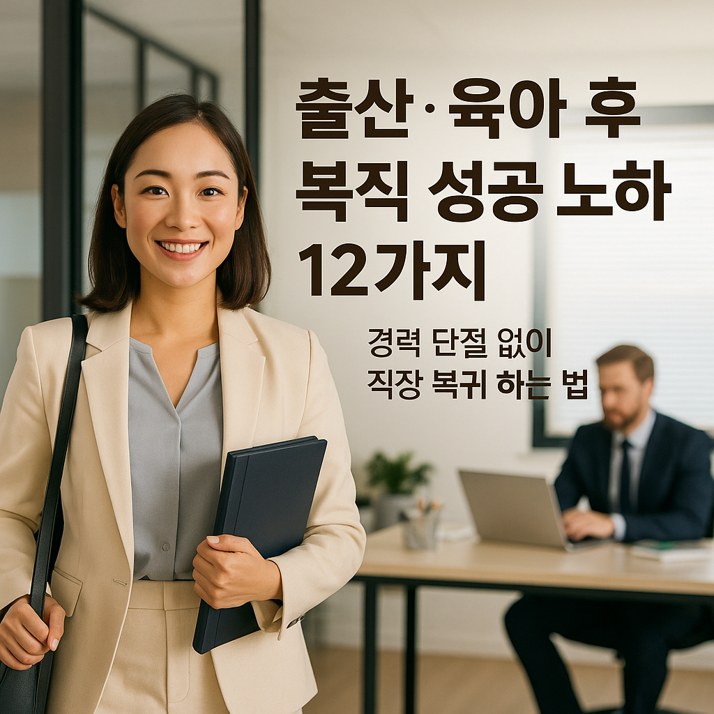 &ldquo;출산&middot;육아 후 복직 성공 노하우