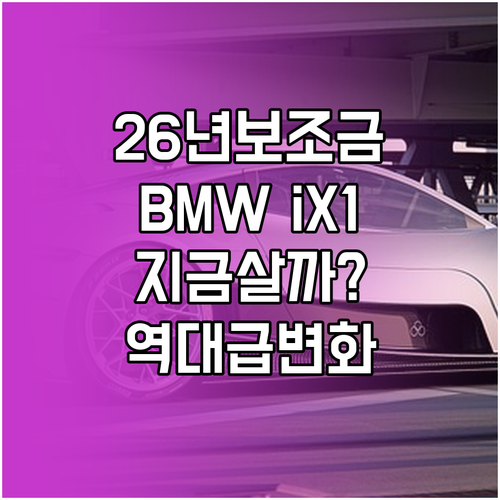 2026년 수입 전기차 보조금 전망과..