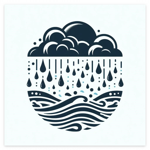 비 내리는 꿈 로또번호 및 꿈해몽