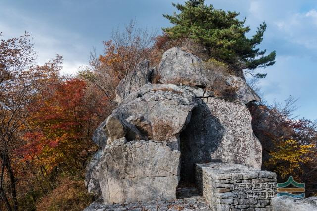 황석산 등산지도
