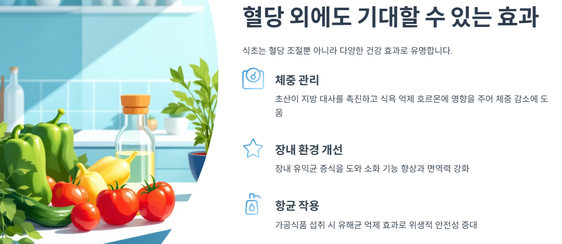 혈당 외에도 기대할 수 있는 효과