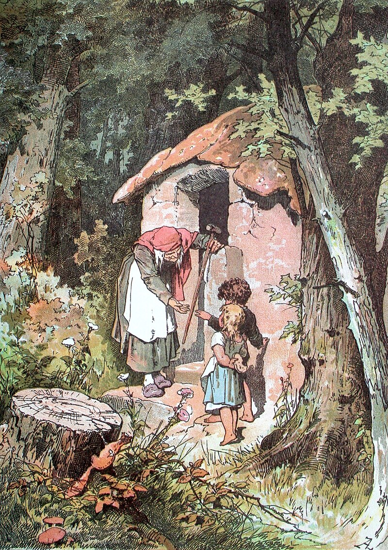 Hansel and Gretel meeting the witch&amp;#44; by Alexander Zick
