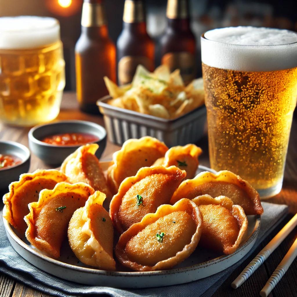 맥주안주 깐풍만두