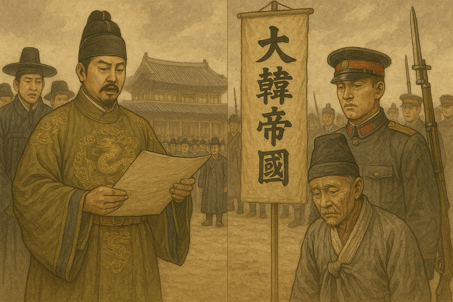 대한의 이름으로 선포된 마지막 제국 – 국권 피탈까지의 여정