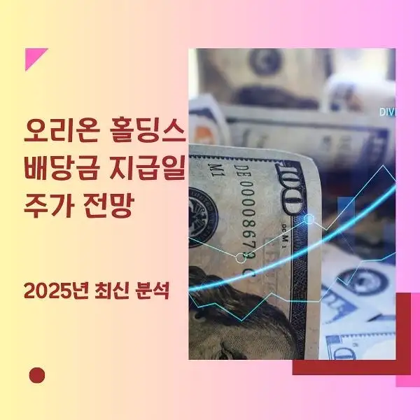 오리온 홀딩스 배당금 지급일