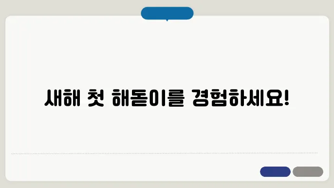 해돋이 행사